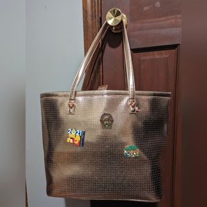 Rose Gold Disney Pin Tote Bag